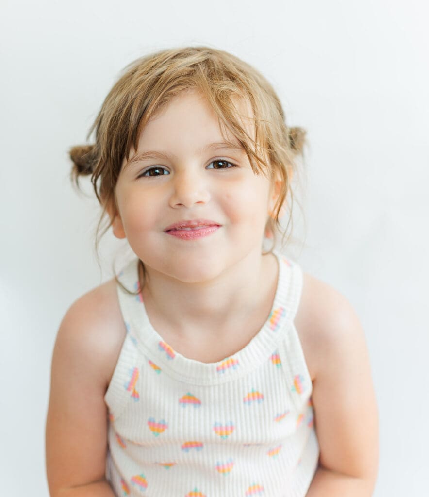 portrait of a smiling girl